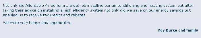 Residential HVAC Reviews